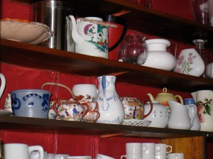 china shelf out back