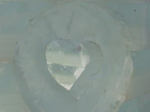ice castle heart window